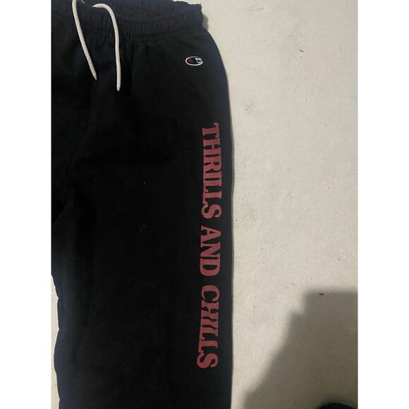 Travis Scott x Champion Fleece Astroworld Sweatpants Joggers Size Medium - Picture 5 of 8